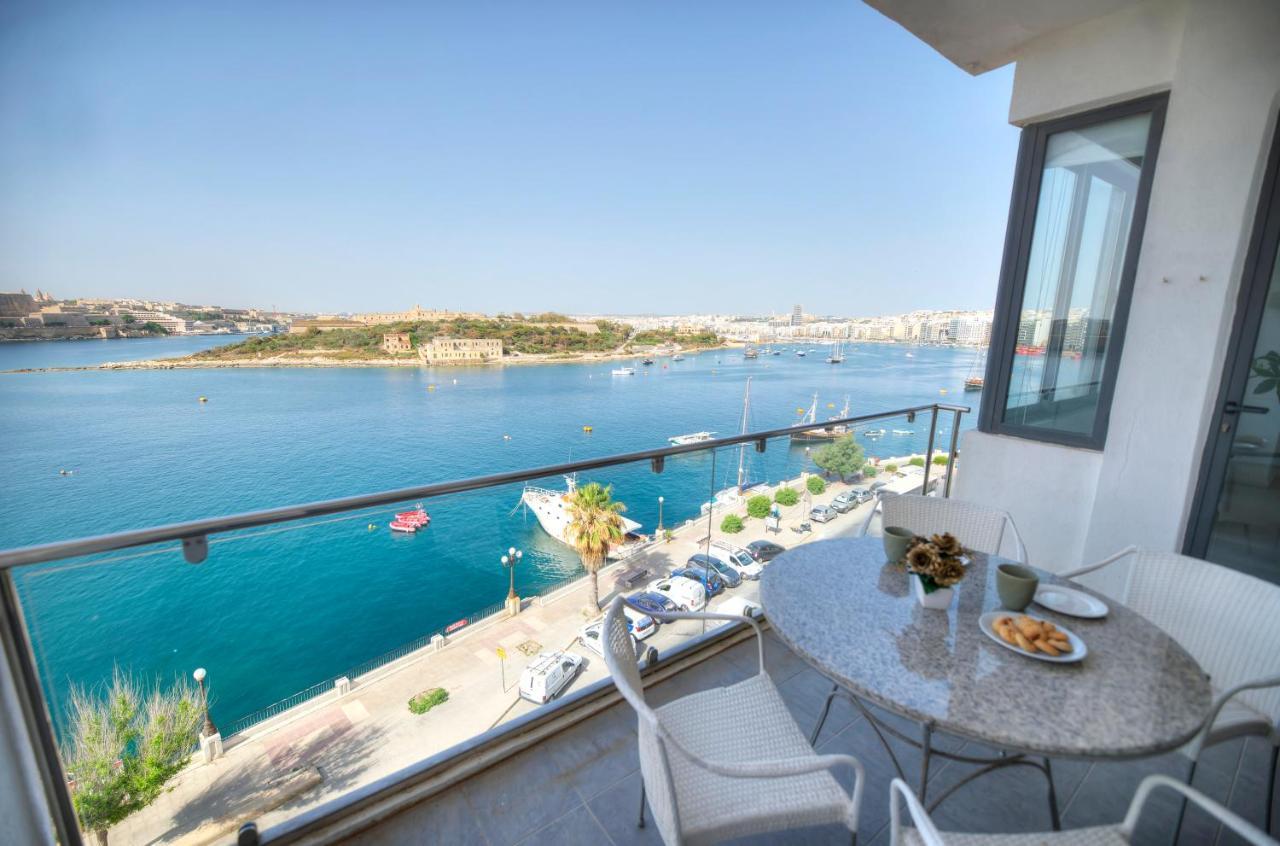 Bright And Spacious 3 Bedroom Apartment With Breathtaking Views - Goslm-5 Sliema Zewnętrze zdjęcie