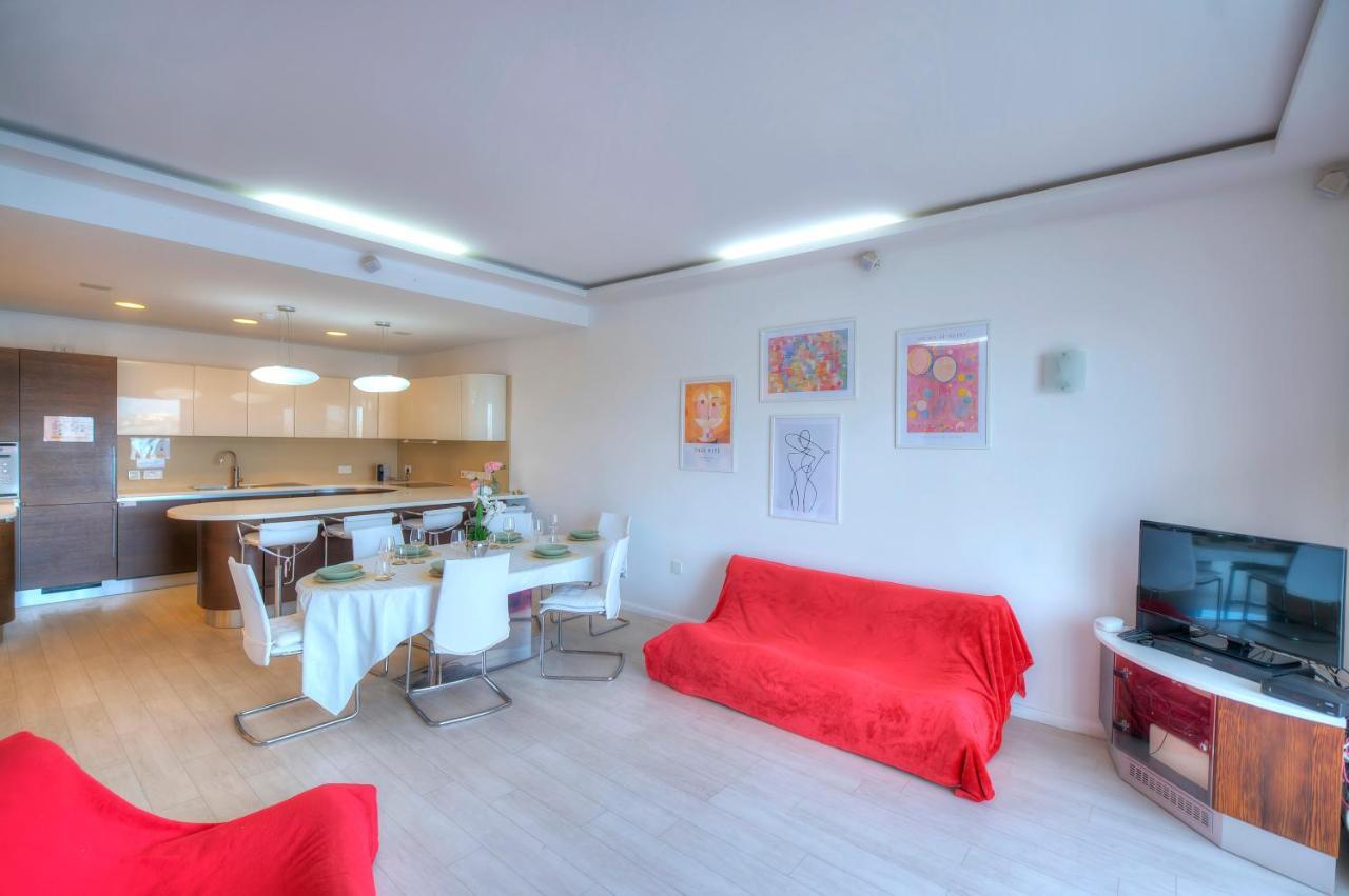Bright And Spacious 3 Bedroom Apartment With Breathtaking Views - Goslm-5 Sliema Zewnętrze zdjęcie
